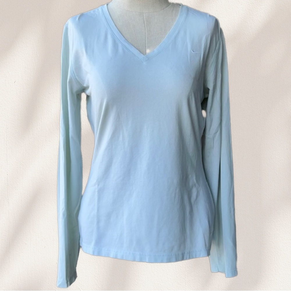 [Nike] - Long Sleeve V-neck T-shirt